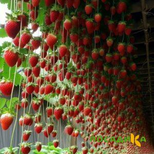 Клубника ампельная Анастасия купить по цене от 370р. в интернет-магазине «Посадика» с доставкой почтой в в Камызяке и по всей России – [изображение №1].